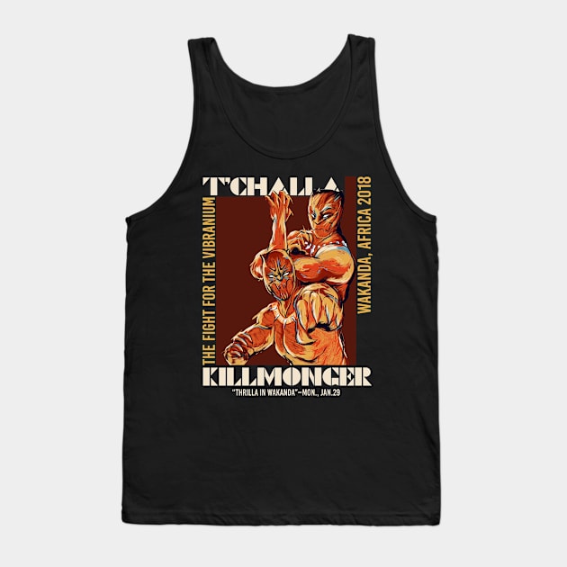 Thrilla in Wakanda (Dark) Tank Top by manoystee